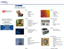 Tablet Screenshot of electronics.albedo.biz