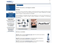 Tablet Screenshot of instruments.albedo.biz